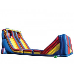 Zip Line Inflatable Slide