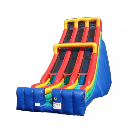 Tall Inflatable Double Lane Slide