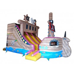 Inflatable Pirate Ship Slide Inflatable Pirate Ship Slide