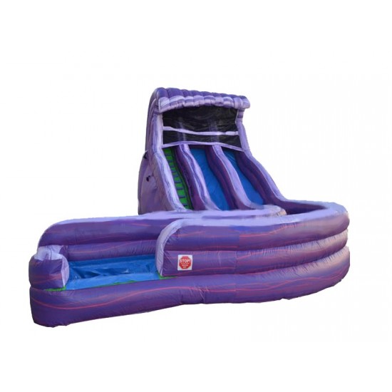 Aqua Purple Water Slide