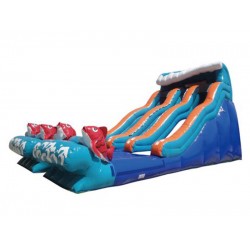 Double Lane Big Kahuna Water Slide Double Lane Big Kahuna Water Slide