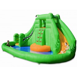 Crocodile Isle Inflatable Water Park And Slide Crocodile Isle Inflatable Water Park And Slide