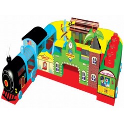 Fun Train Station Junior Bouncy Castle