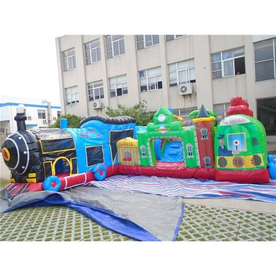 Fun Train Station Junior Bouncy Castle
