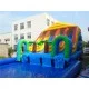 Custom Inflatable Water Parks Pool With Slide And Toys On Land Custom Inflatable Water Parks Pool With Slide And Toys On Land