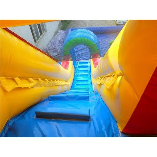 Custom Inflatable Water Parks Pool With Slide And Toys On Land Custom Inflatable Water Parks Pool With Slide And Toys On Land